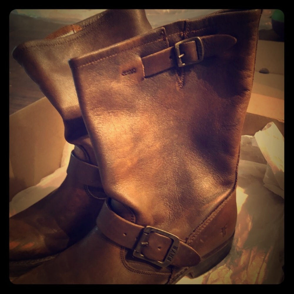 Frye Brown Leather Boots